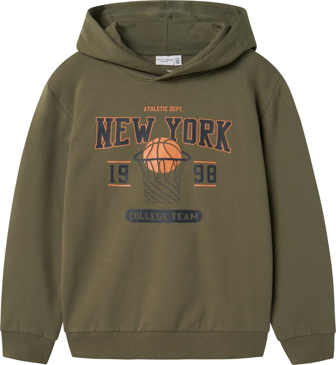 NAME IT NKMVUGO LS NREG SWEAT WH BRU Jongens Trui - Maat 122/128