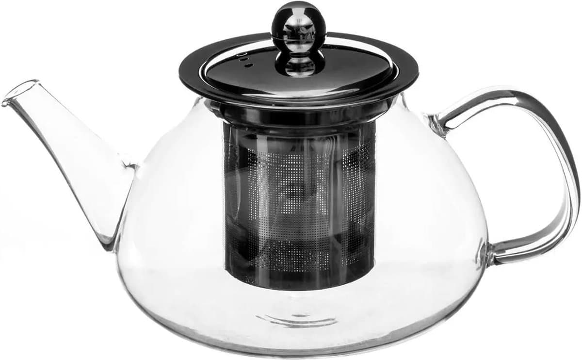 Secret de Gourmet Glazen Theepot - 800 mL, Transparant