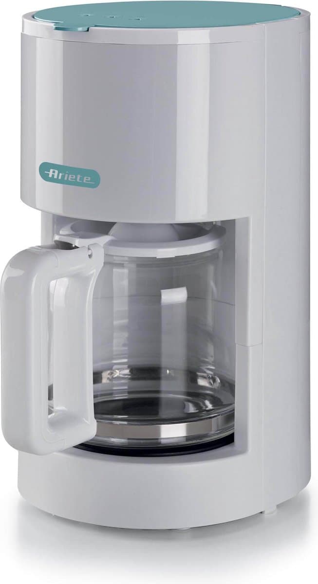 Ariete 1394/01 Filterkoffiezetapparaat - voor 12 kopjes - 900 Watt - warmhoudfunctie - automatische uitschakeling - wit