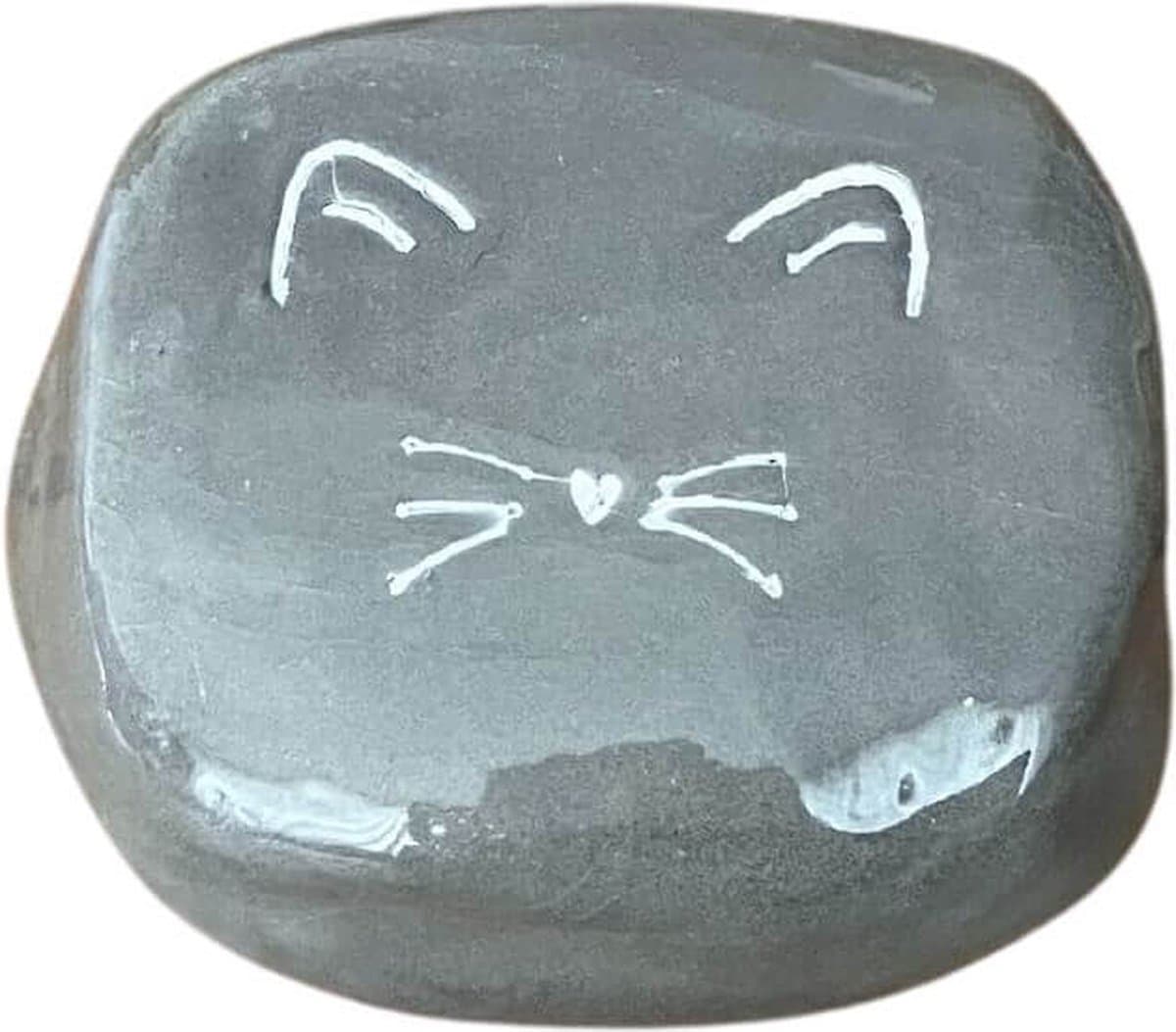 Urn Kat - Huisdier urn - Kattenurn - Urn voor as - wit - handgemaakt - Lalief