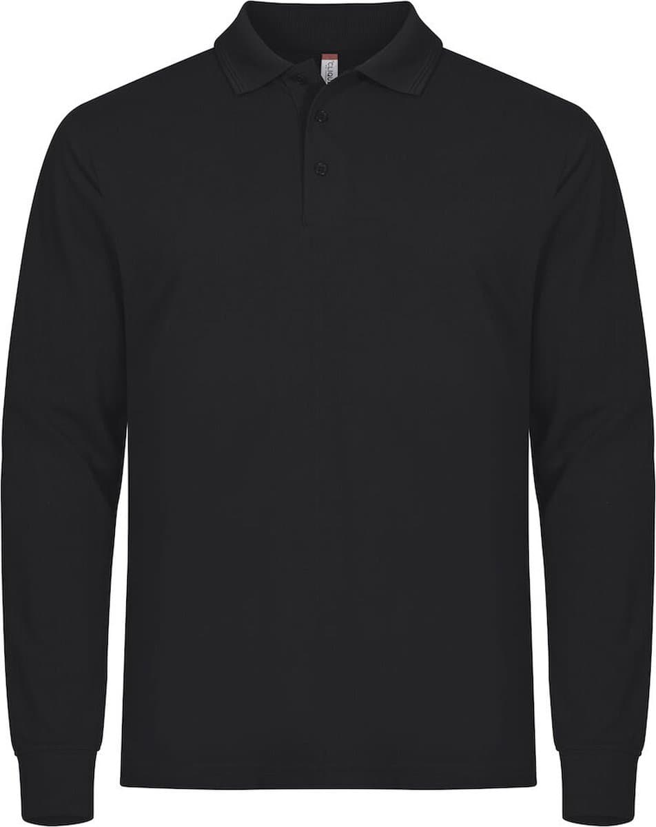 Clique Manhattan L/S 028252 - Zwart - XXL