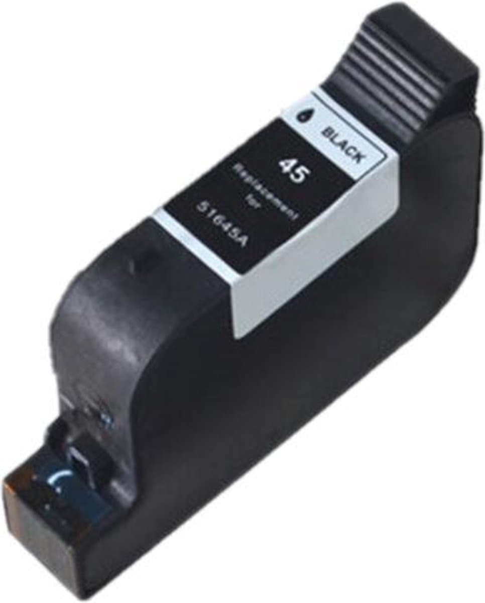 Huismerk geschikt voor HP 45 XL Inktcartridge Zwart - Geschikt voor Officejet G55 - G85 - G95 - Photosmart 1000 - 1100 - 1115 - DeskJet 1180C - 1220C - 1280 - 51645AE