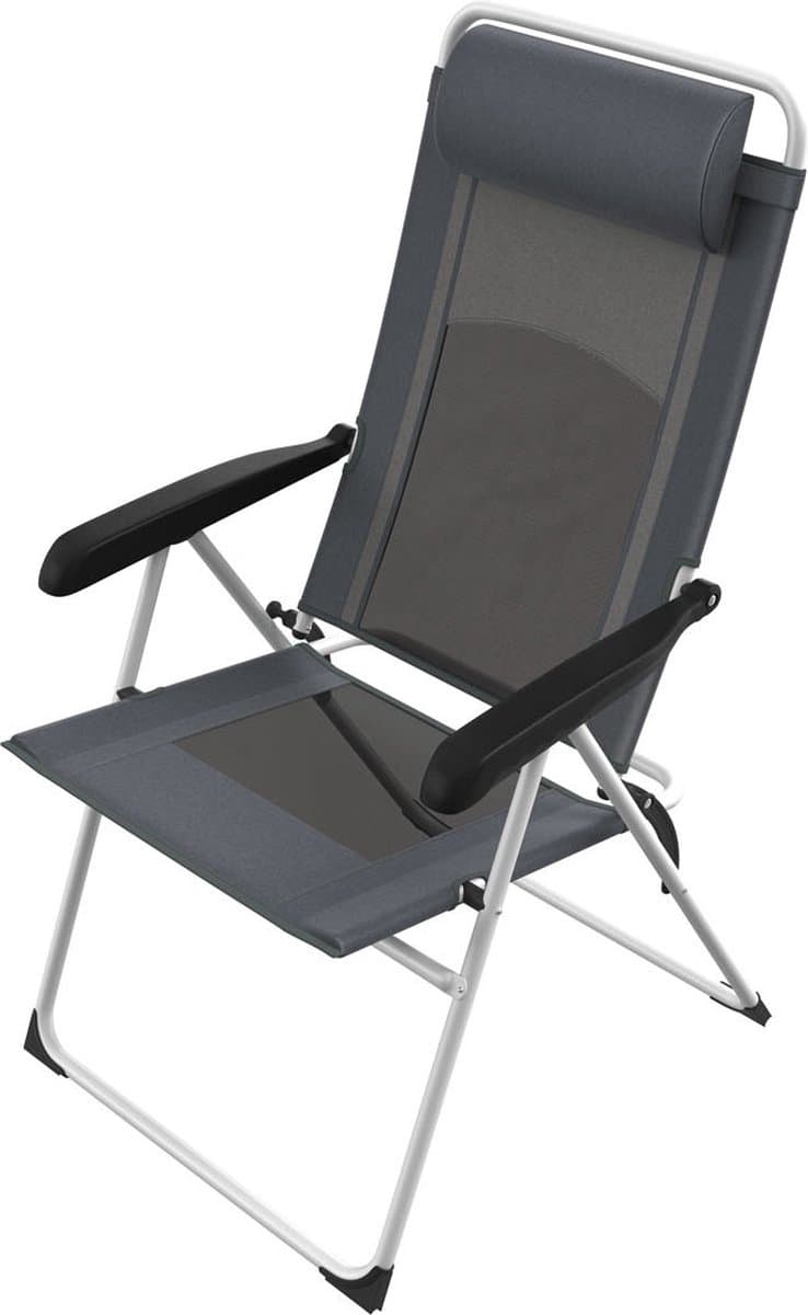 Crivit Campingstoel - 6 Standen - Licht en stevig frame - Inklapbaar - tuinstoelen - ligstoel