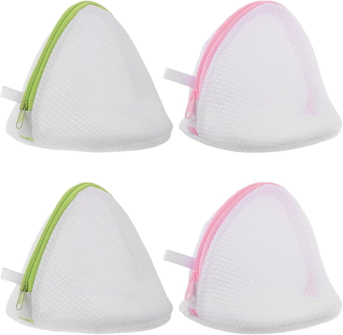 Waszakjes voor lingerie - Bh beschermers - Kleding beschermen - Fijnmazig mesh - 4 stuks - Diverse kleuren
