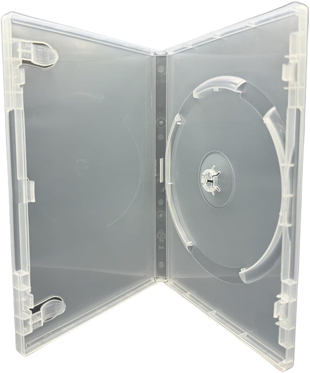 Dailygoods- DVD Case Duurzaam - DVD Hoes - CD Hoes - Opbergdoos - Transparante Cover - 50 Stuks - 6-3/4" x 5-5/16" x 1/2