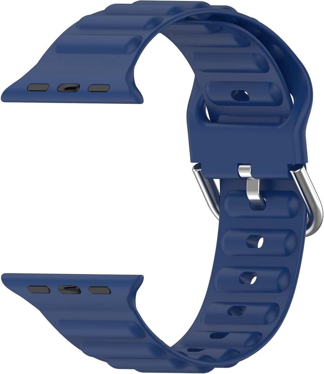 Compatibele Sportband voor Apple Watch 38mm 40mm 42mm 44mm 41mm 45mm 49mm, Zacht Silicoon Vervangband voor Mannen en Vrouwen, Ideaal voor Sport en Activiteiten