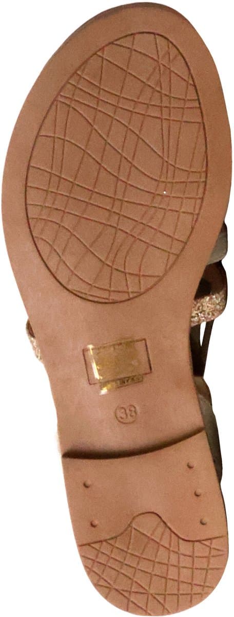 Platte sandalen met bandjes