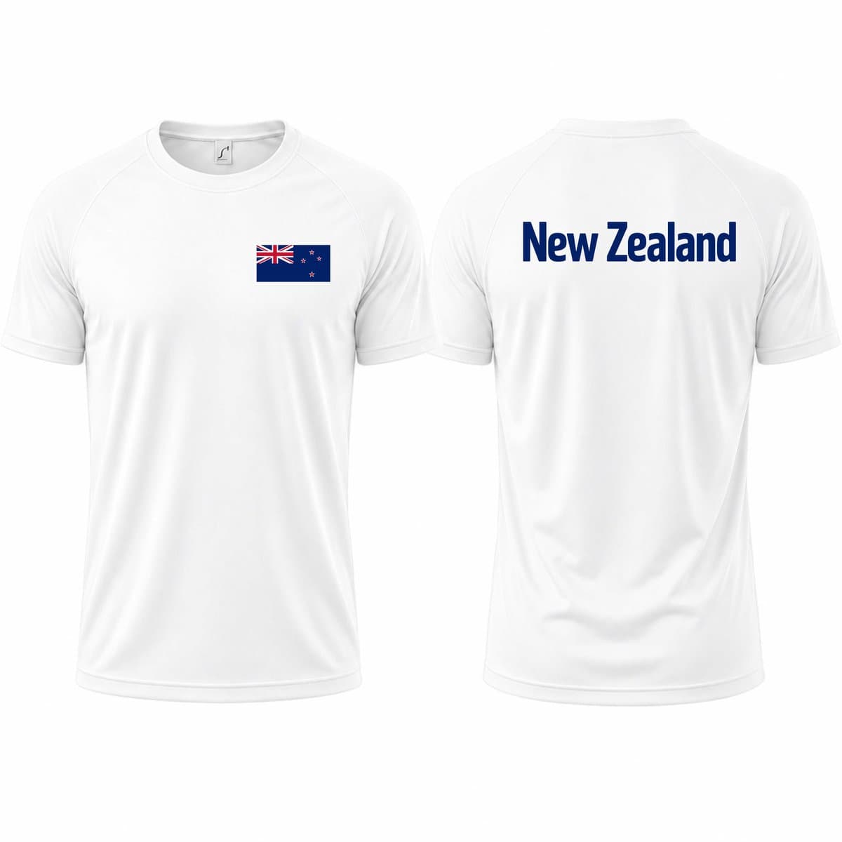 Landenteams Nieuw-Zeeland - WK 2026 - Voetbal Shirt - Maat 116 - Voetbaltenue - Voetbal Spullen - Dry Fit - Ademend - Mesh - Raglan Mouwen