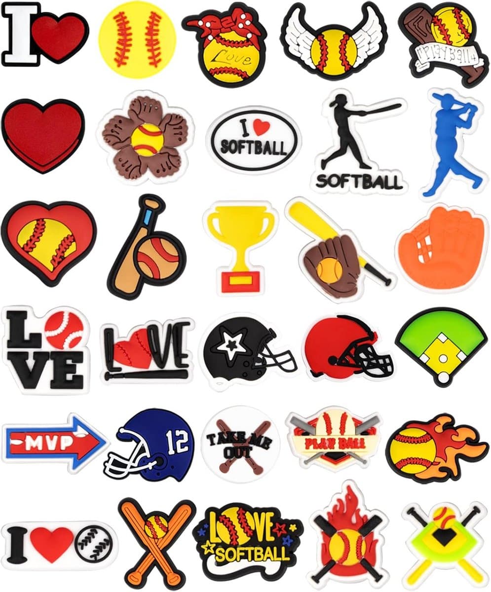 Schoenbedels - Clogs Decoratie - Schoenen Personaliseren - Sport Thema - Niet gespecificeerd - Multi