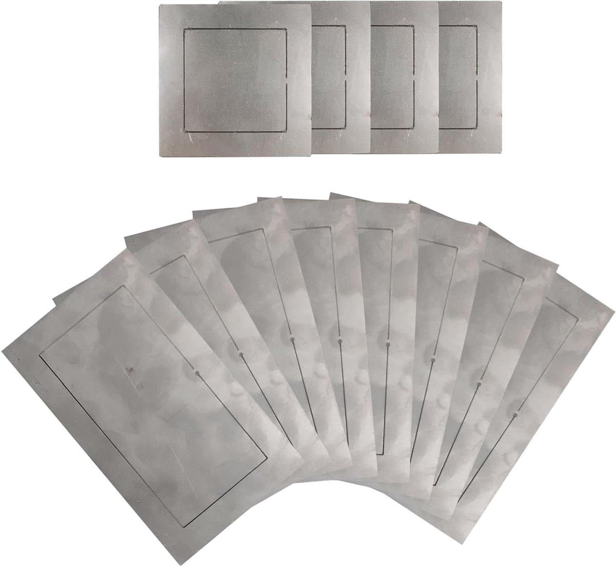 Lascoupons - Lasplaten Oefenbladen - Lastraining Oefenen - Speciaal Behandelde Randen - 12.2 x 7.6 cm - Meerkleurig