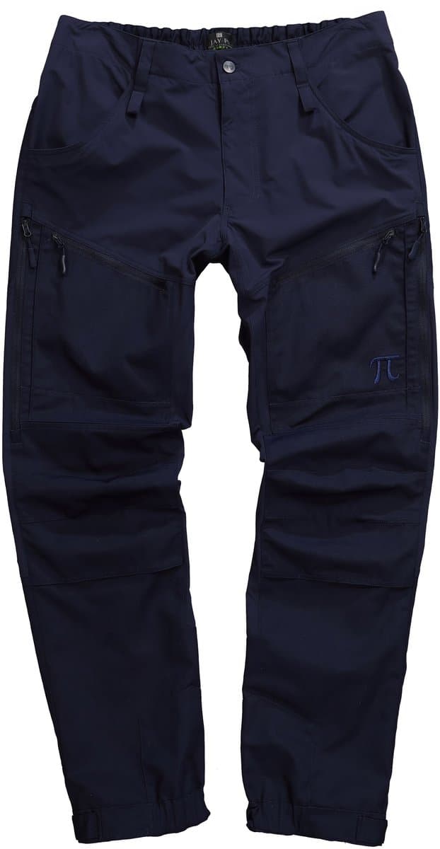 JAY-PI - Heren - Traveller-broek waterafstotend canvas inzetstukken - Navy blauw - Maat 64