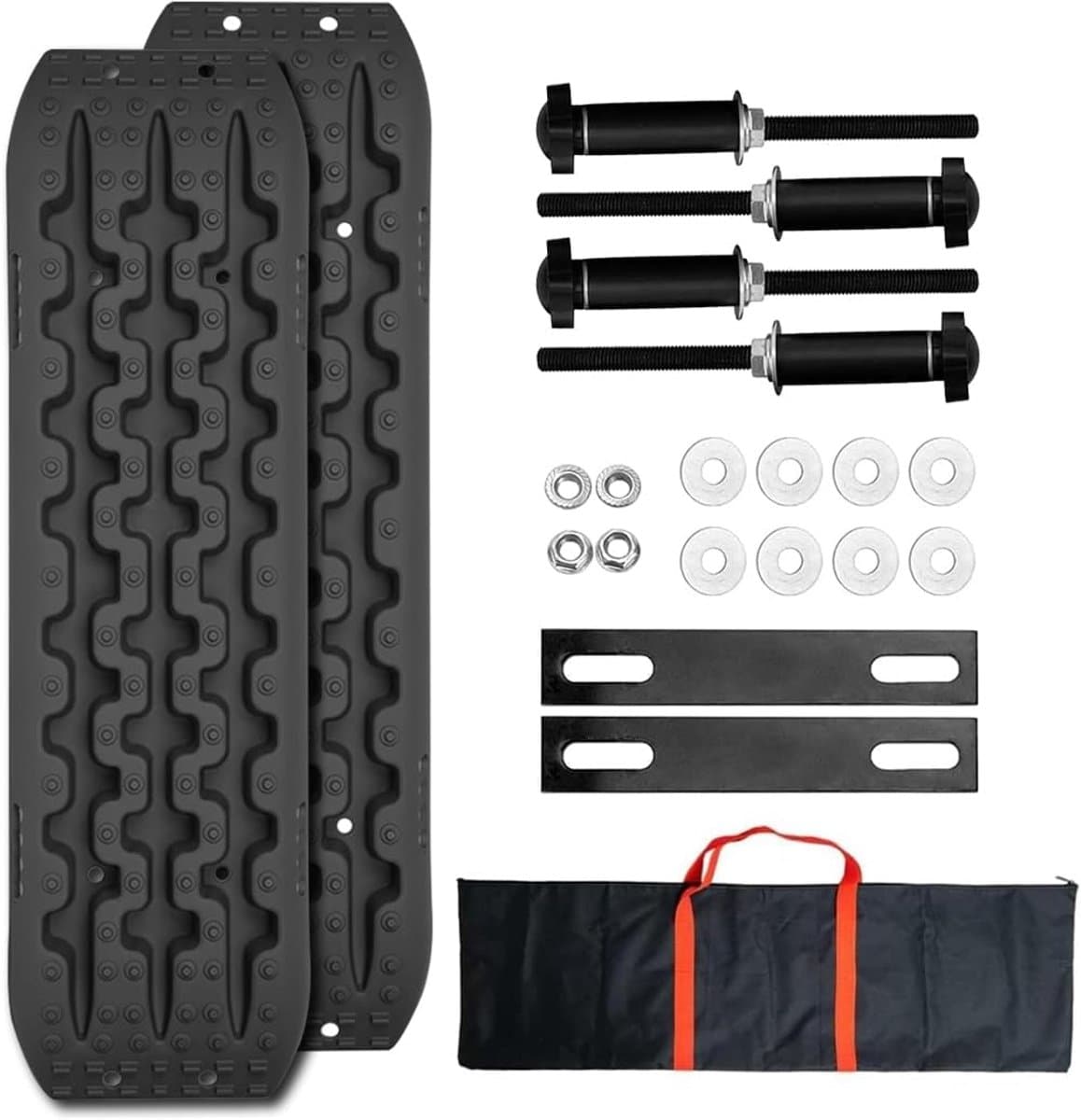 2x Groene Recovery Board voor Auto - Anti-Slip Ladder voor Modder, Sneeuw, Zand en IJs - Reddingsmat voor Off-Road