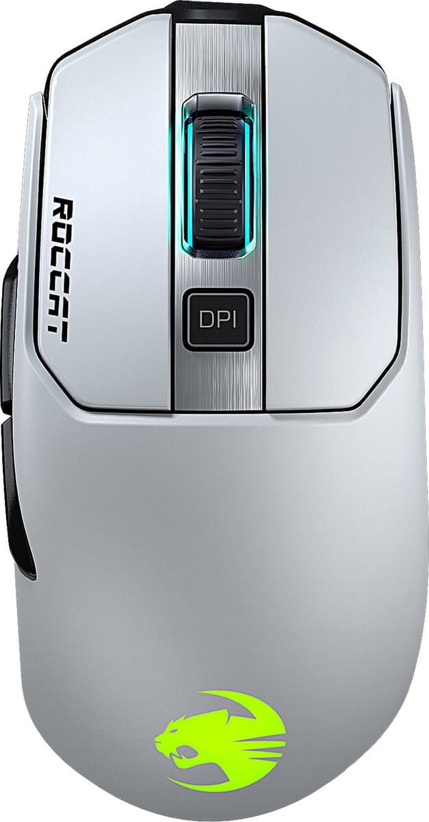 ROCCAT Kain 202 AIMO Gaming Muis - Draadloos - Wit