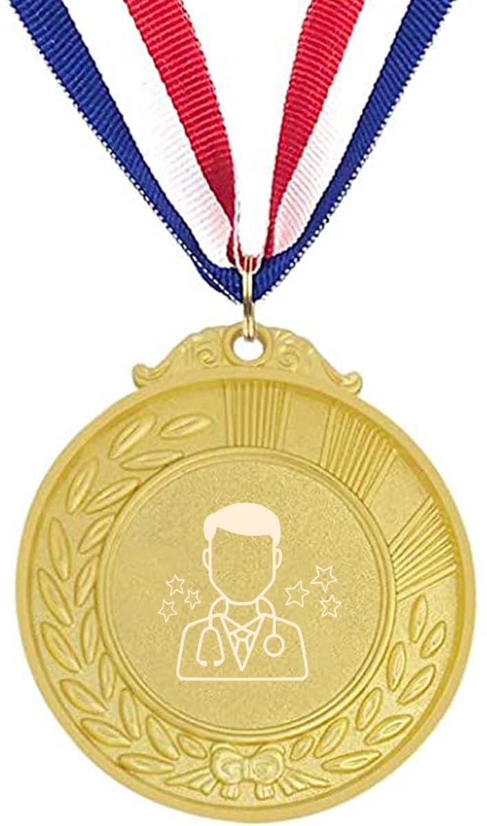 Akyol - dokter medaille goudkleuring - Dokter - dokter arts verpleegkundige - verpleegkundige - dankjewel - ziekenhuis - verpleegster