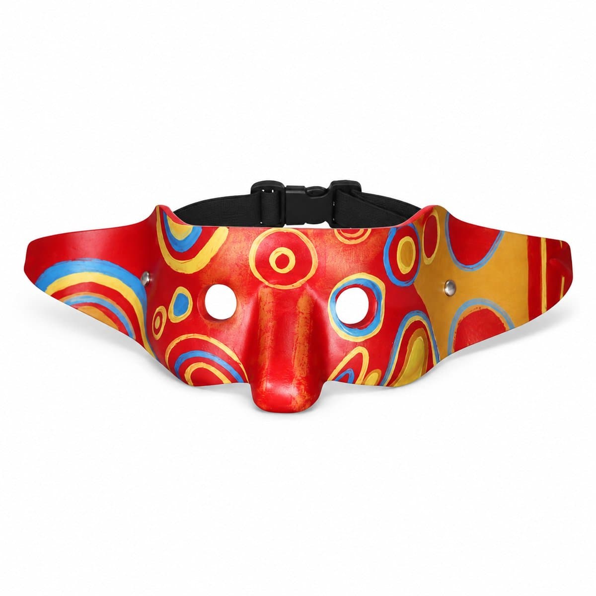 Halloween Masker - Heren Half‑Gezichtsmasker - Cosplay Masker - Maskerade Prop - Rood