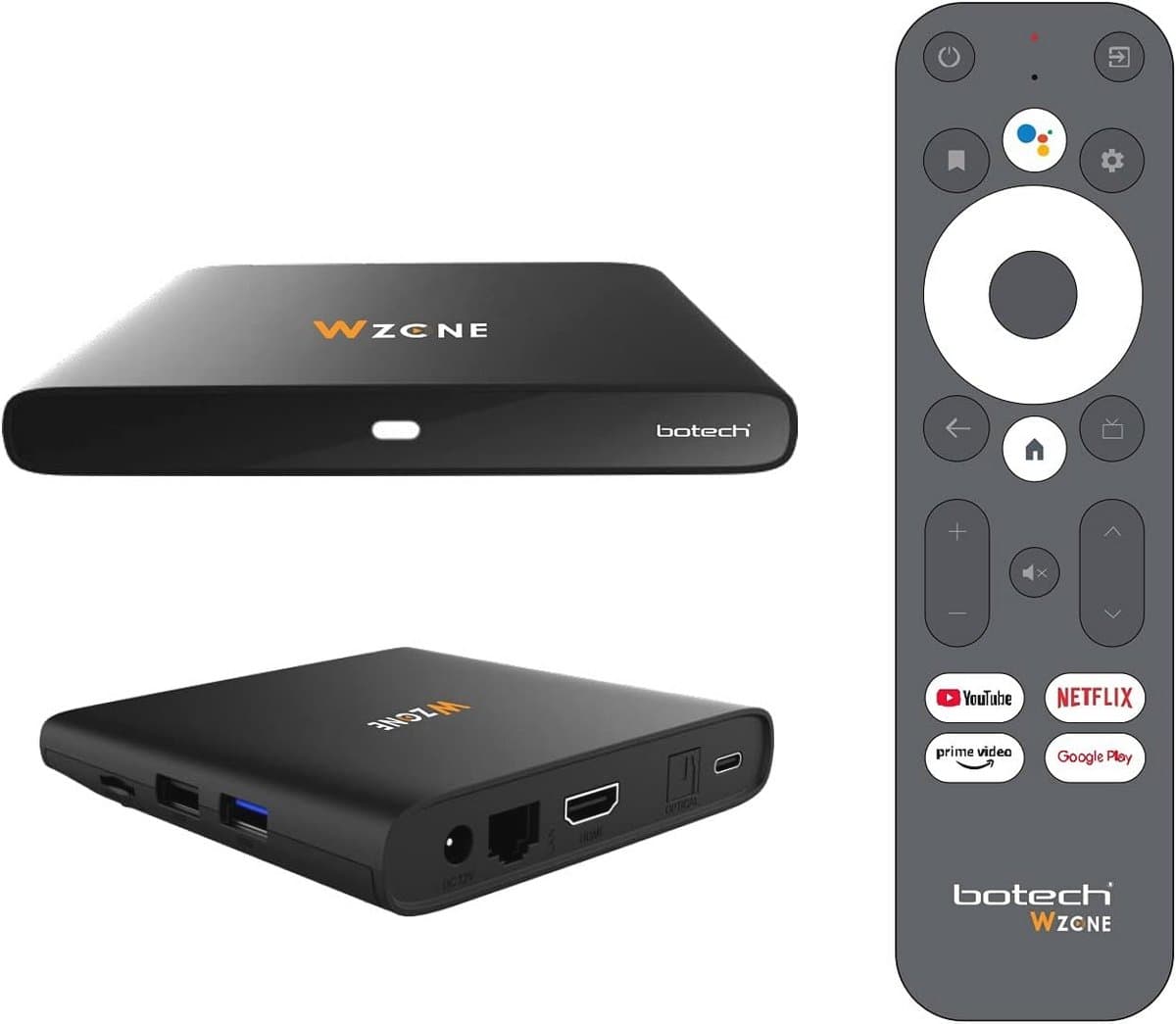 Android TV Streaming Media Player met 4K HDR en Google Assistant - Zwart