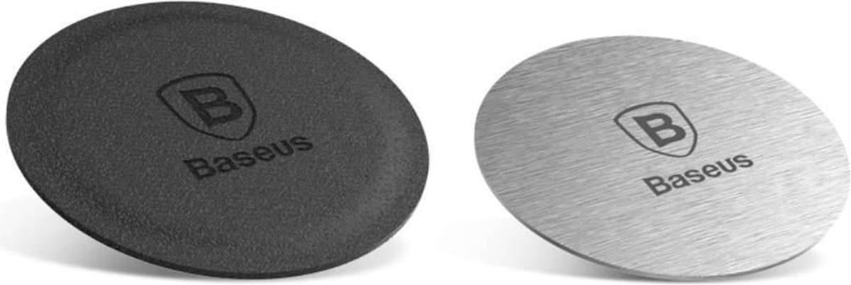 Baseus Metalen Plaatje voor Magnetische Houders (2-Pack) Zwart Ziver