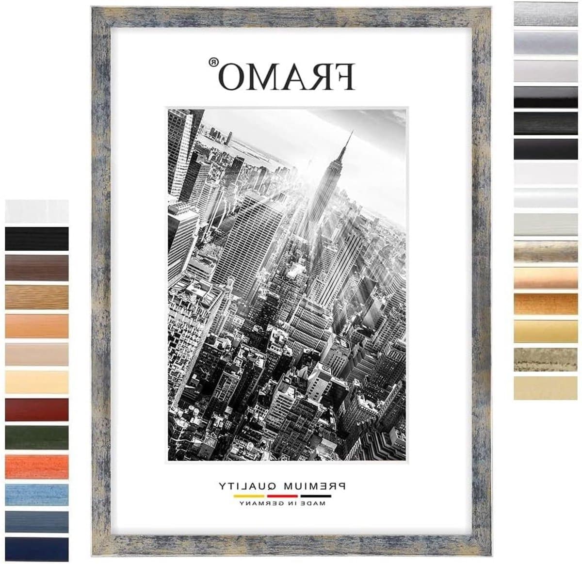 Houten Fotolijst - Op Maat Gemaakt - Decoratie Ophangen - Handgemaakt Duits Kwaliteit - 45 x 70 cm