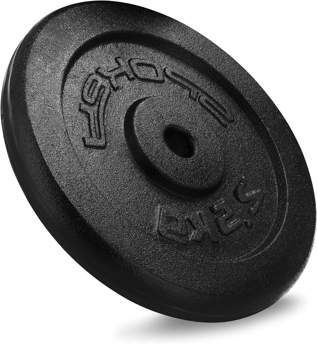 Gietijzeren Halter Schijven - Gewichtsschijven Krachttraining - Thuis Fitness - 29 mm Boring - 2.5 kg - Zwart