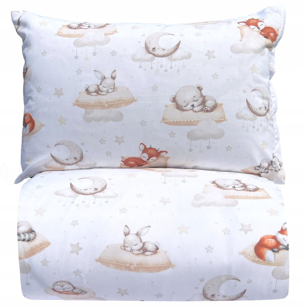 Kinderbeddengoed 160x200cm - Slapende Dieren - Katoen