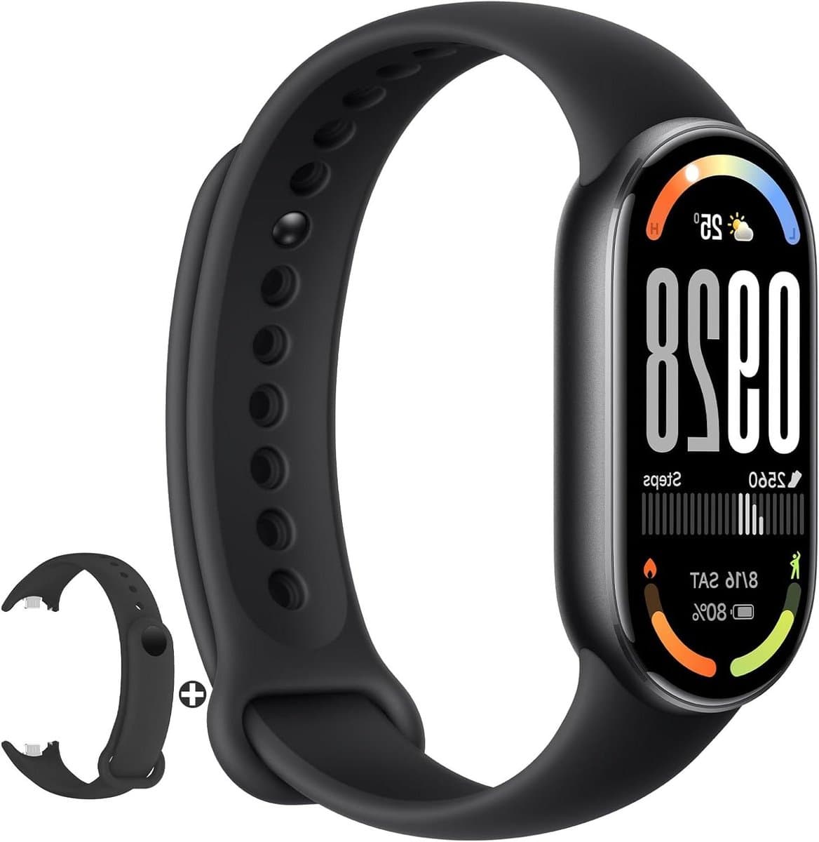 Smart Band - Fitness Tracker - Activiteiten Meten - 21 Dagen Batterij - 172 Inch Scherm - Zwart