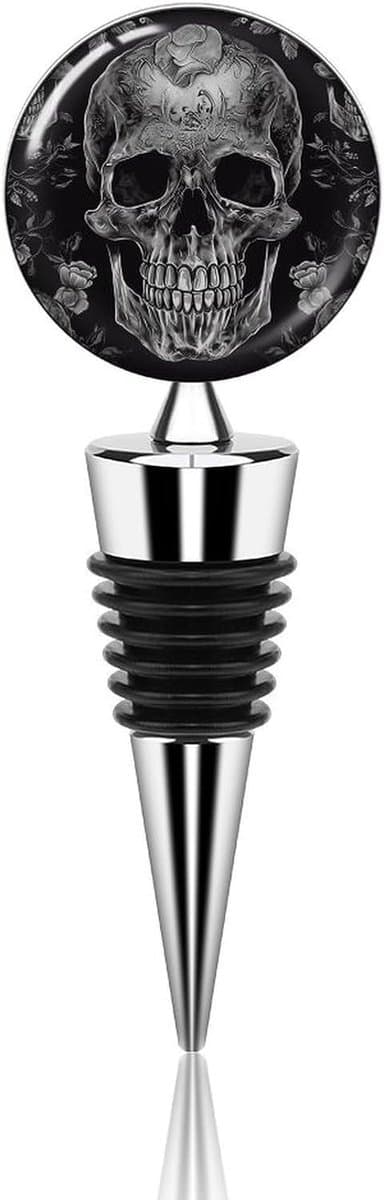 Fles Stopper - Wijnstopper Vacuüm - Wijn Vers Houden - Zinklegering Ontwerp - 10.4 cm x 3.6 cm - Stijl