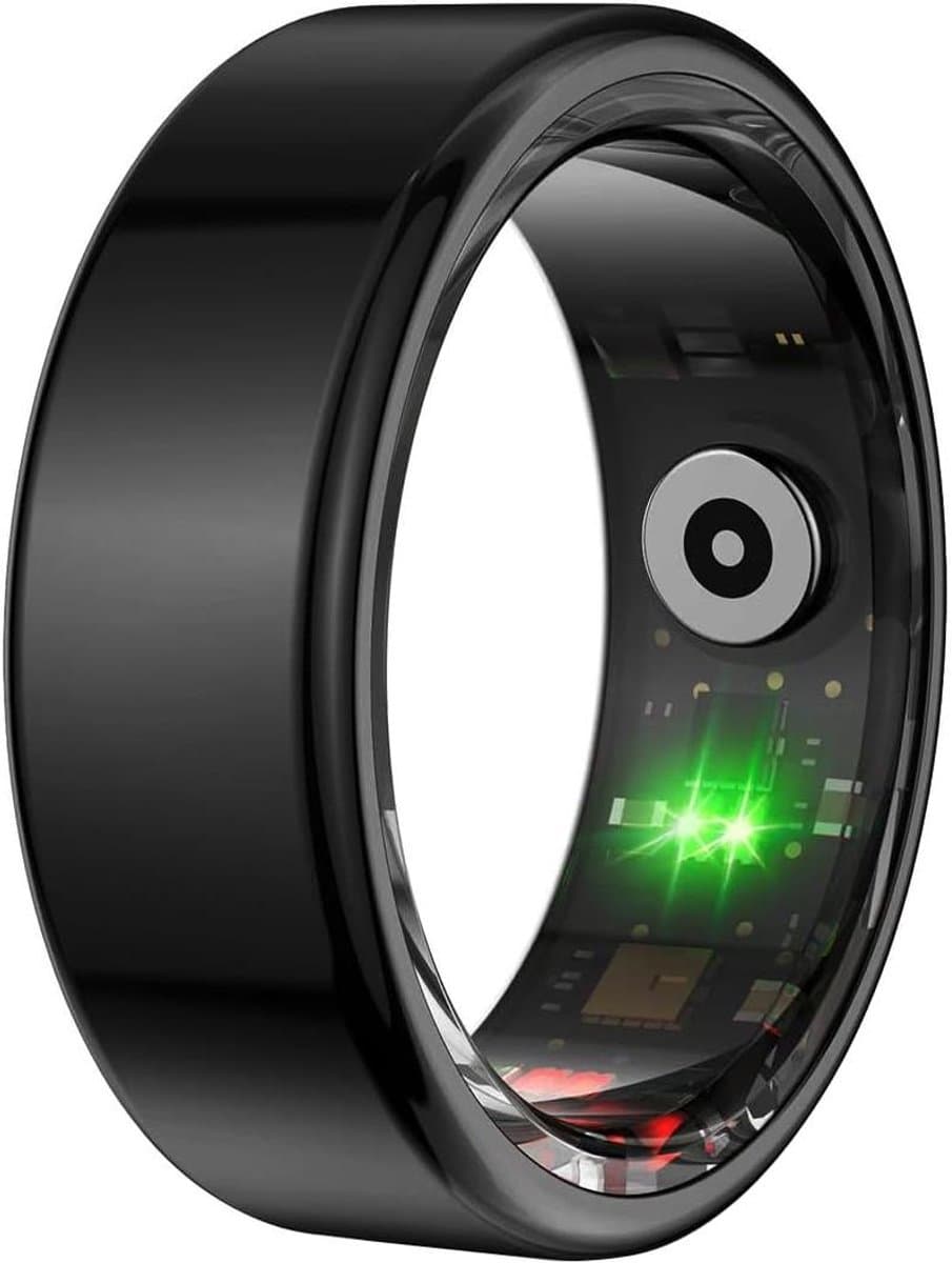 Smart Ring - Gezondheids tracker - Gezondheid monitoren - Bloedzuurstof meting - 7 dagen batterij - Zwart