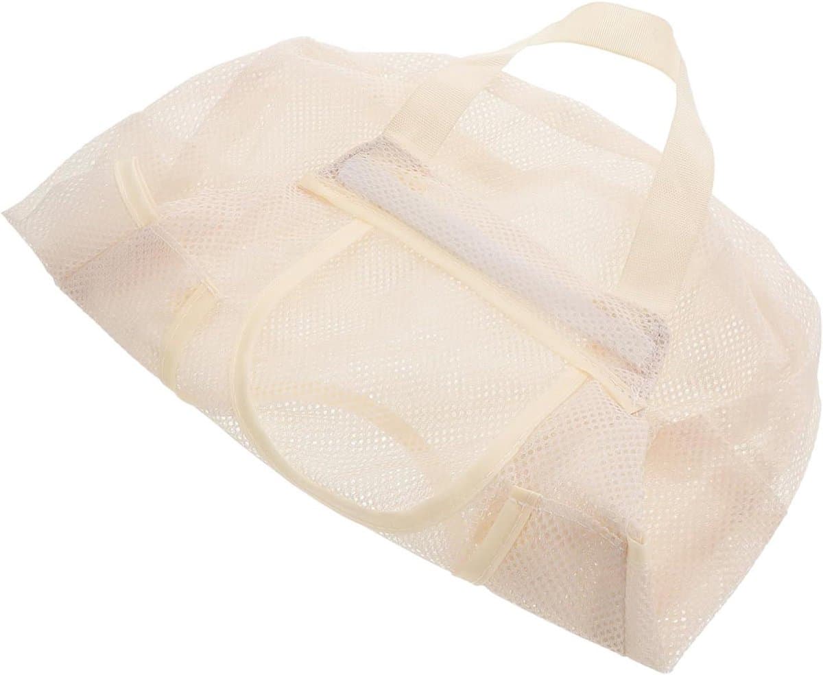 Hangende Opbergzakken - Netzakken Groenten Fruit - Keuken Organiseren - Ademend Mesh Materiaal - 45x26.5cm - Beige