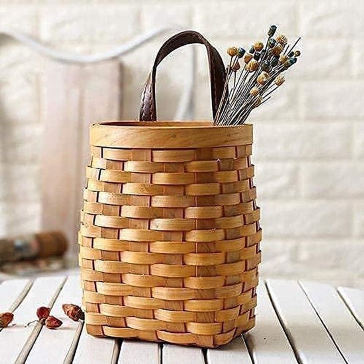 Muurmand Stijl 2 - Wanddecoratie - Muurdecoratie - Opbergmand - Decoratieve Mand - Multifunctioneel - Wandmand