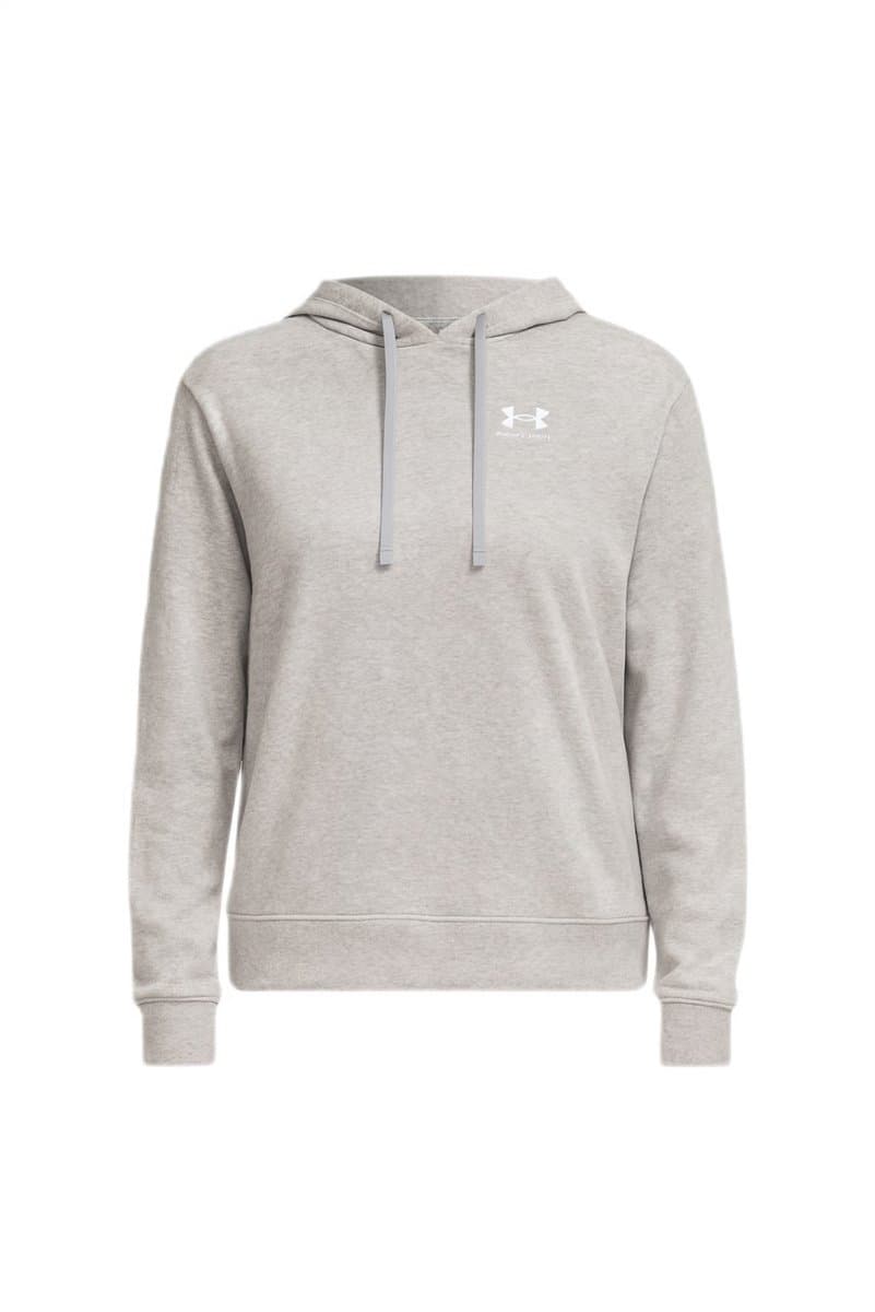 Under Armour Dames Ua Rival Terry Hoodie Grijs Rival Collection L