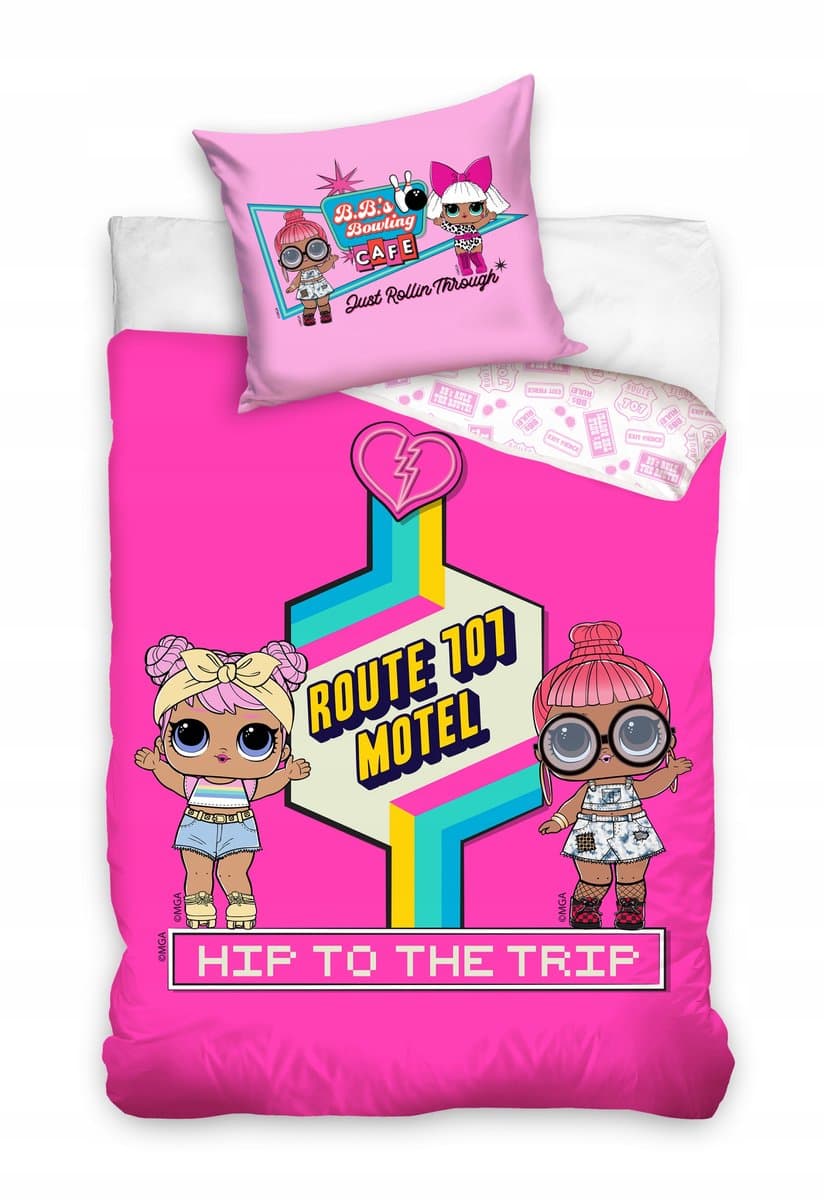 LOL SURPRISE KINDERBEDDENGO 140x200 CM - 100% KATOEN