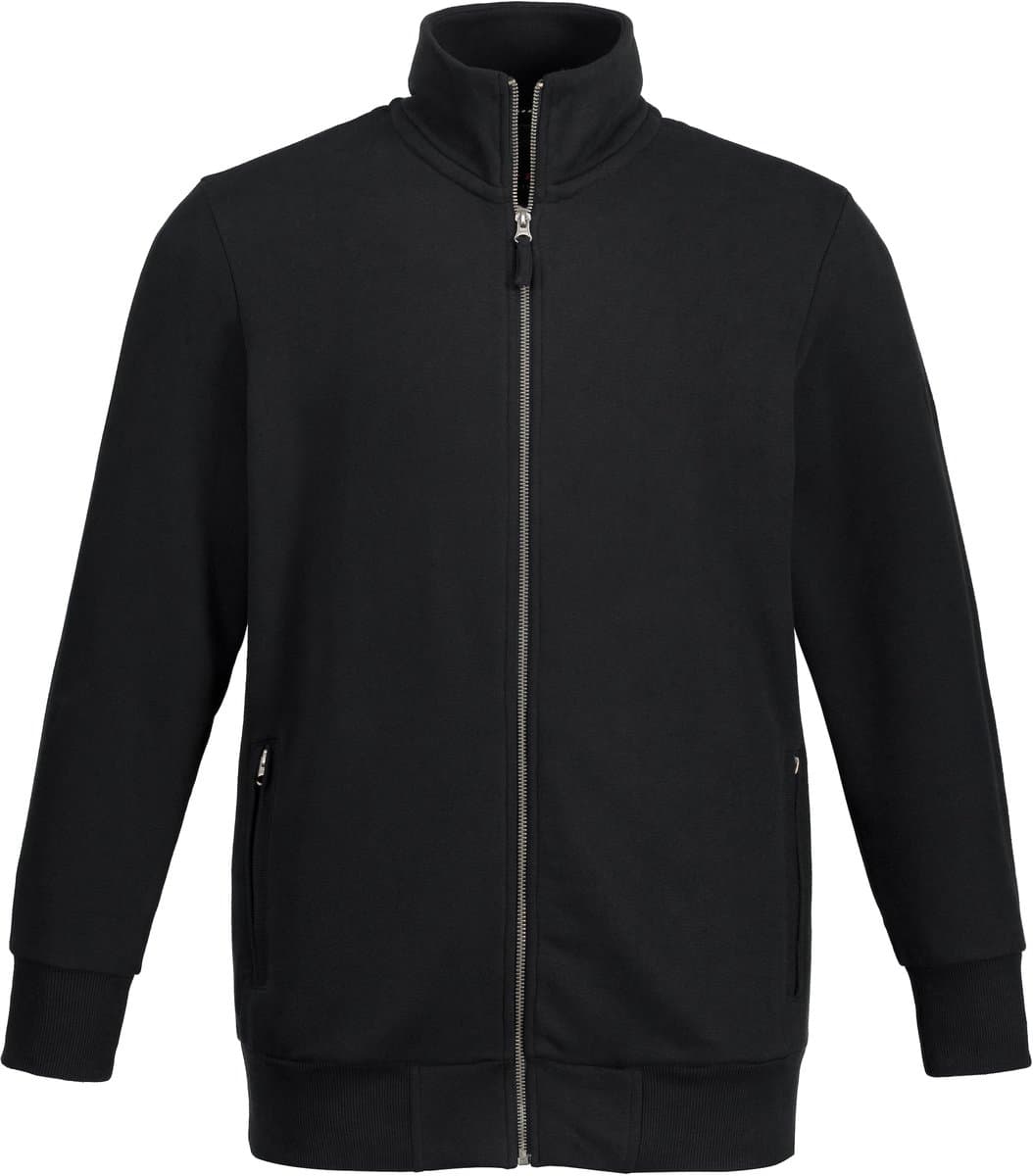 JAY-PI - Heren - Trainingsjasje opstaande kraag - Zwart - Maat 4XL