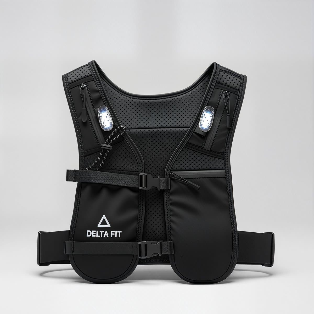 Delta Fit - Hardloopvest - Inclusief lampjes & 2x 250 ML flasks