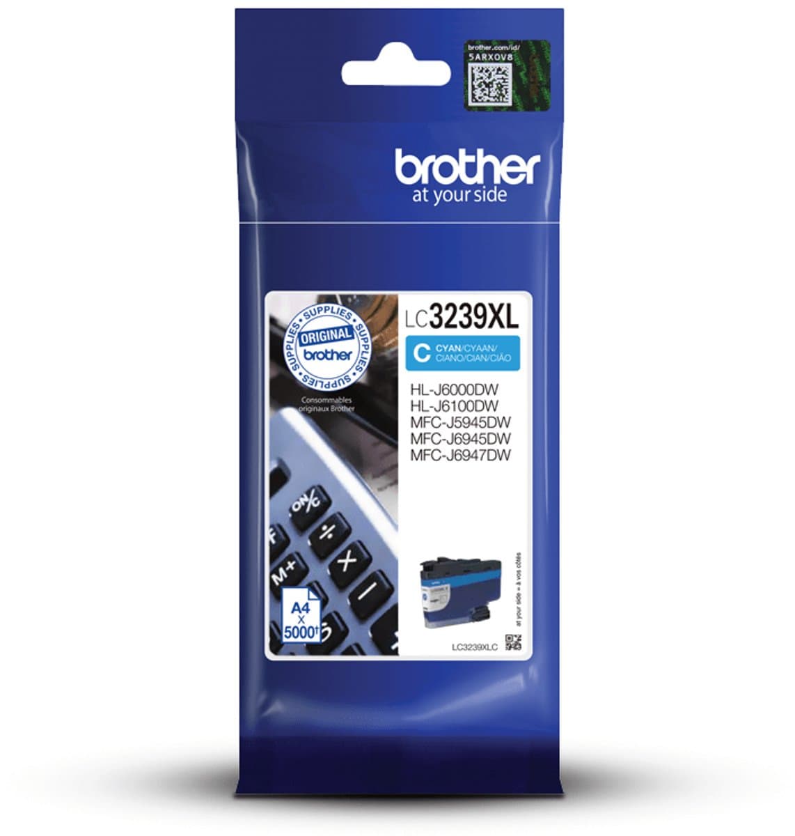 Brother LC3239XLC inktcartridge 1 stuk origineel cyaan