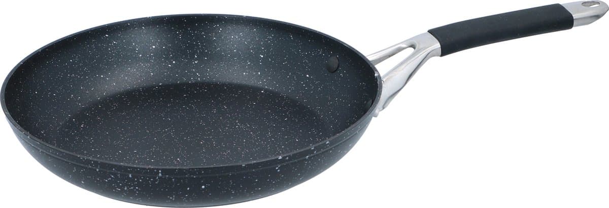 Alpina Koekenpan - 28 cm, Zwart Marmer