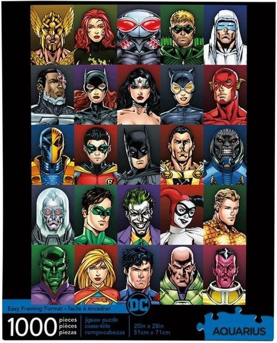 Aquarius - Faces (1000 pieces) Puzzel - Multicolours