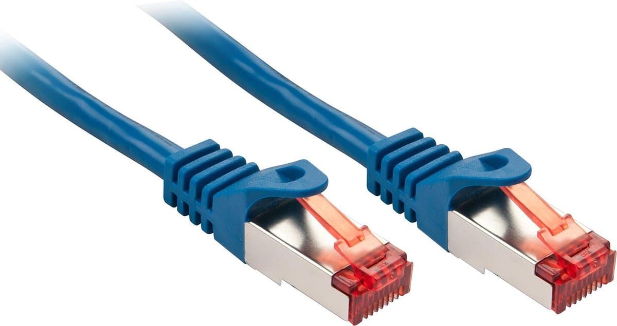 LINDY 47356 RJ45 Netwerkkabel, patchkabel CAT 6 S/FTP 5.00 m Blauw 1 stuk(s)