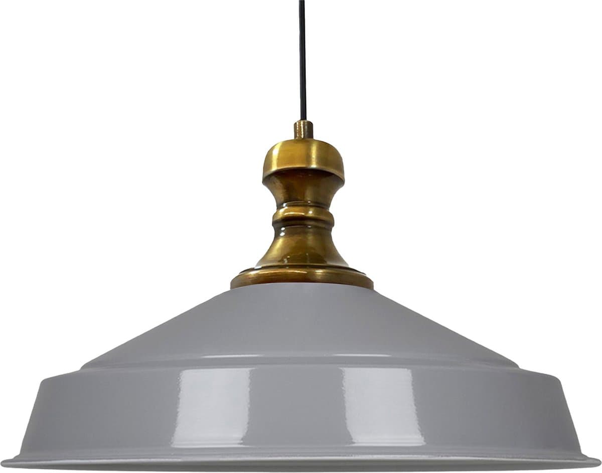 Bamyum Industriële Hanglamp, Moderne Metalen Grijs Lamp
