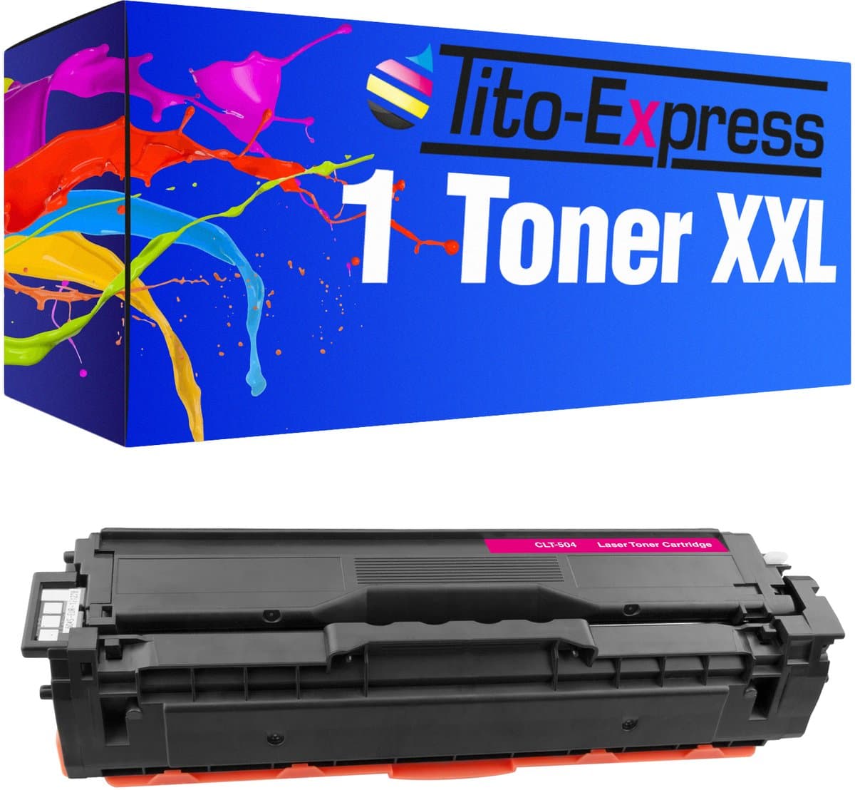 PlatinumSerie 1 toner XXL alternatief voor Samsung CLT-M504S magenta