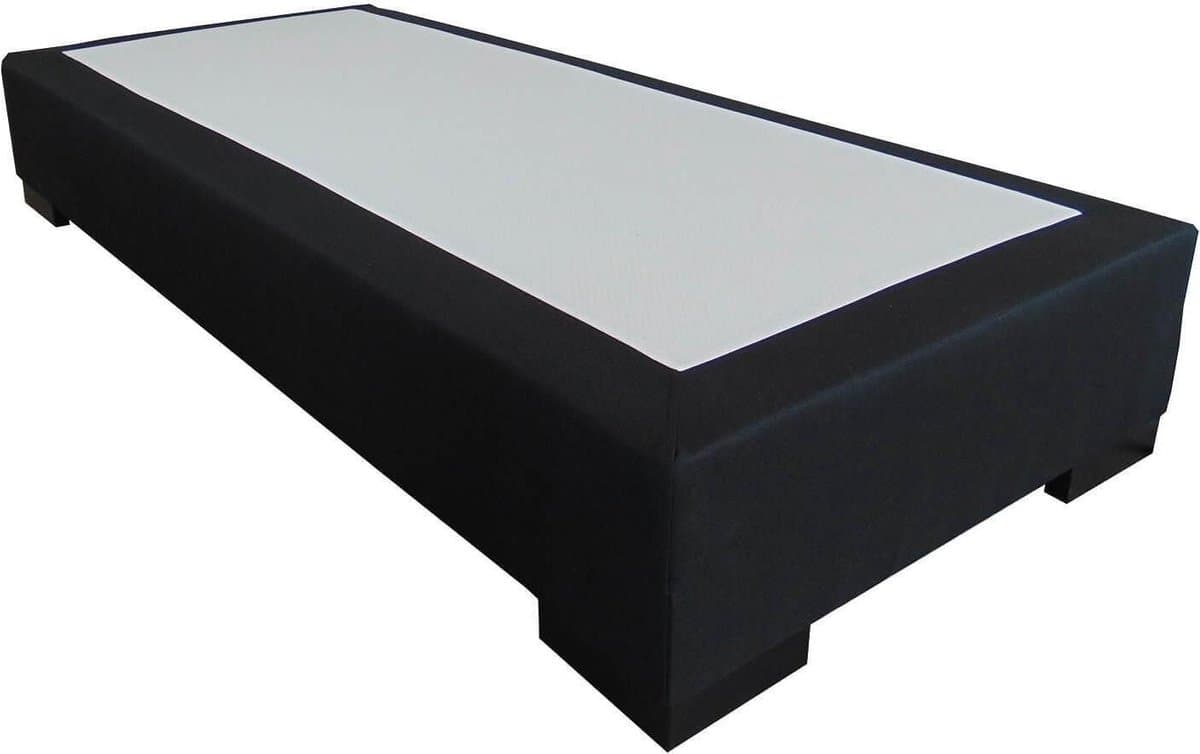 Slaaploods.nl Deluxe - Boxspring exclusief matras - 80x200 cm - Zwart