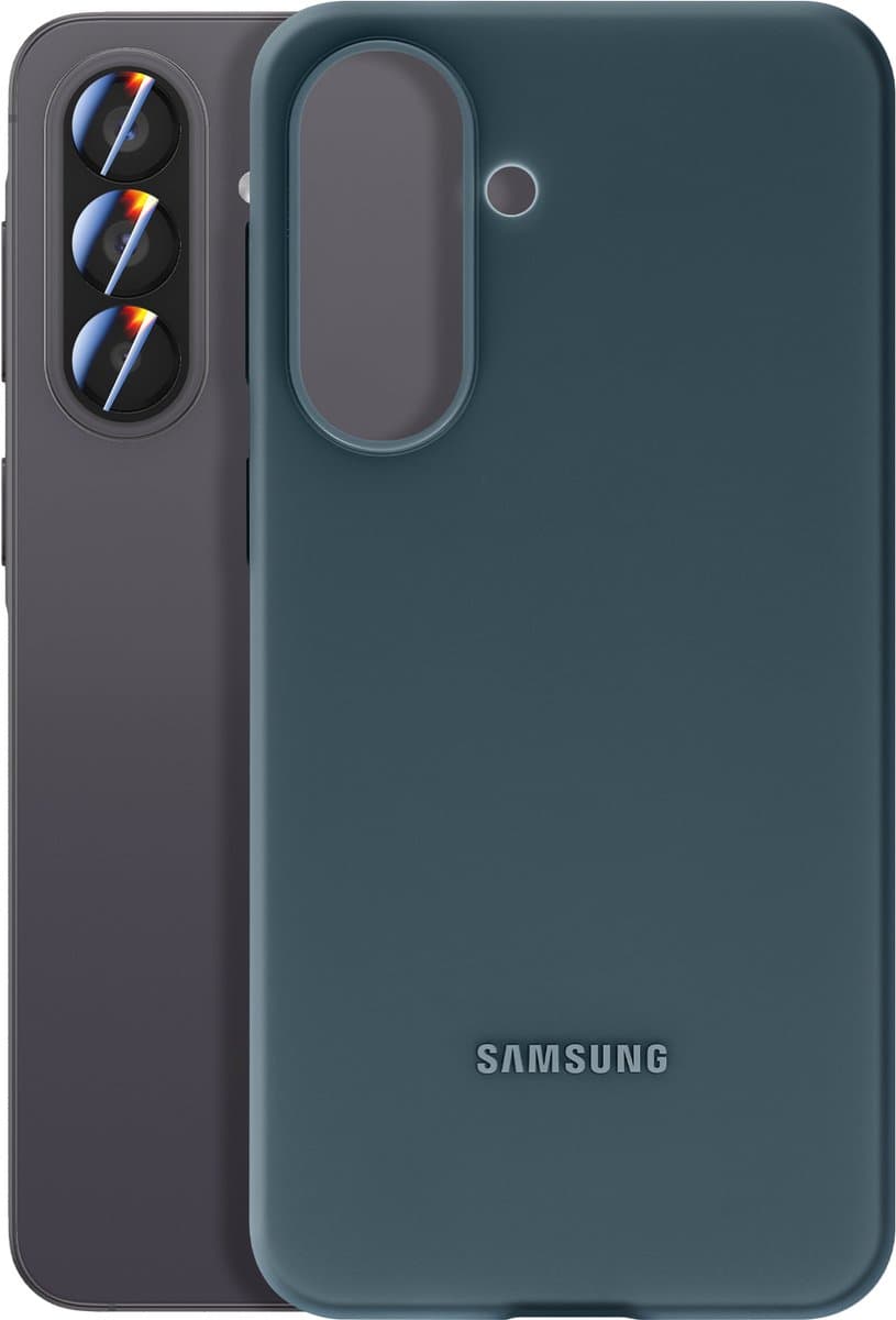Samsung Galaxy A37 Siliconen Back Cover Donkergroen