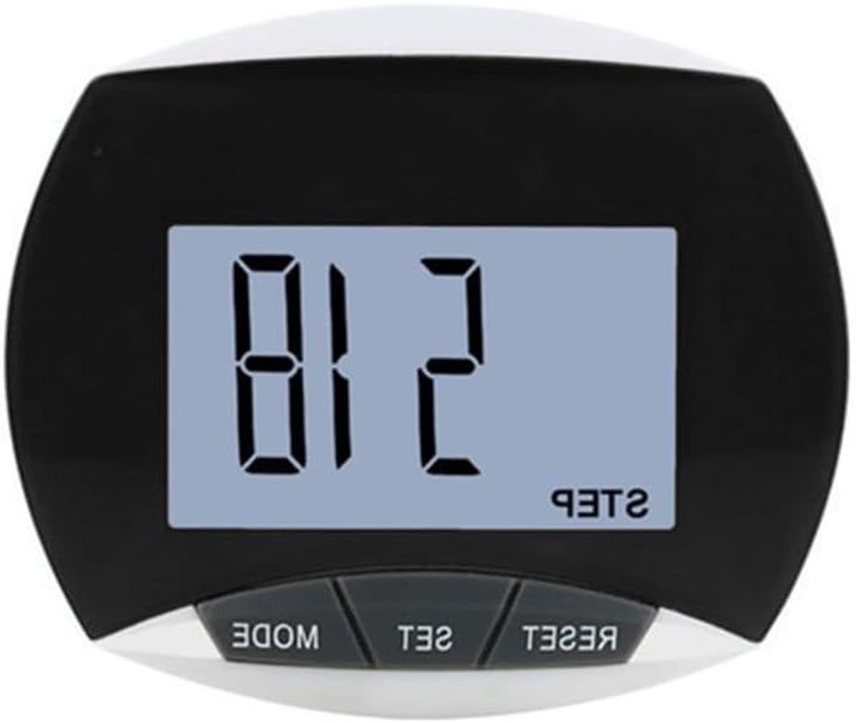 Digitale Stappenteller - Fitness Tracker - Dagelijkse Activiteit Meten - 3D Tri-Assige Sensor - 6.4 cm Scherm - Zwart