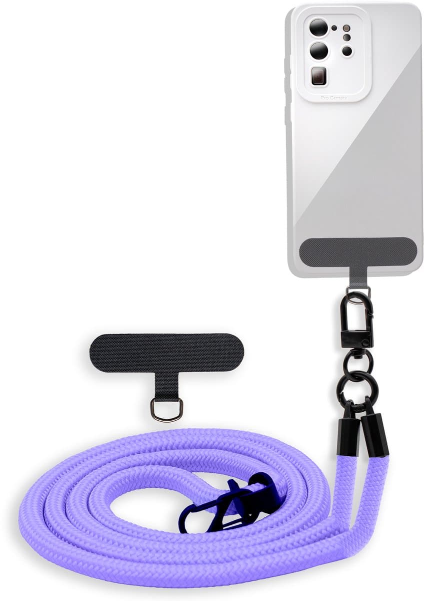 Cadorabo mobiele telefoonketting geschikt voor Huawei Nova 14 in Paars met verstelbaar riemkoord om om je nek te hangen