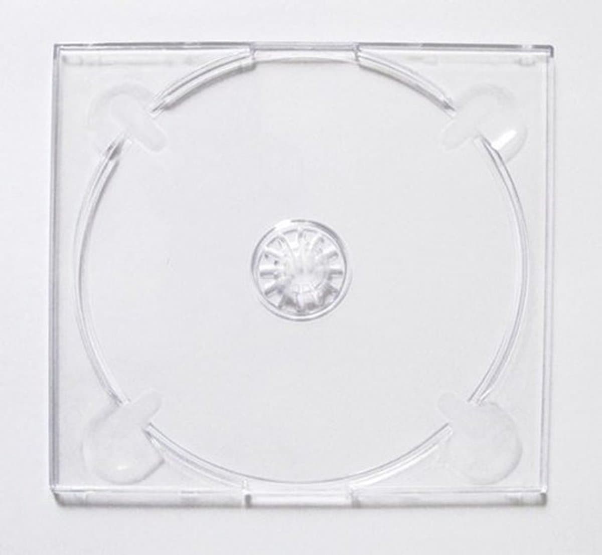 Livia home - Clear CD Disc Digitray - CD-opberging - Transparant - Digipacks - 10 Stuks - Ideaal voor CD's en DVD's