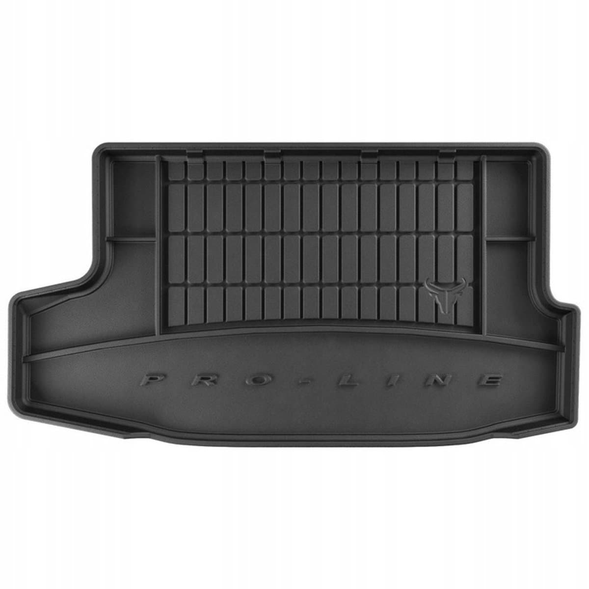 FROGUM Kofferbakmat - Rubber - Geschikt voor NISSAN JUKE I Facelifting (2014-2019) - Hoge laadvloer - Organizer functie - Zwart