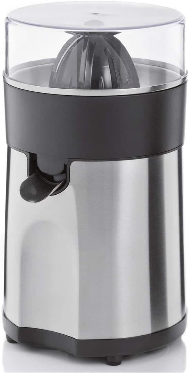 Aura® Citruspers electrisch - Citruspers - Sinaasappelpers - Zilver - 15cm x 16cm x 26cm