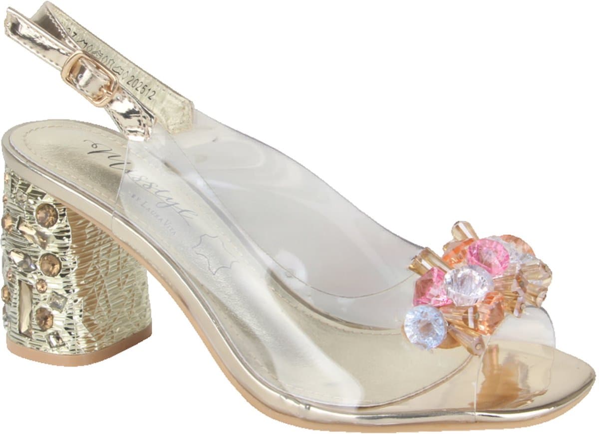 Laura Vita MARLEN 02 Or dames sandalen gekleed maat 39 metallic
