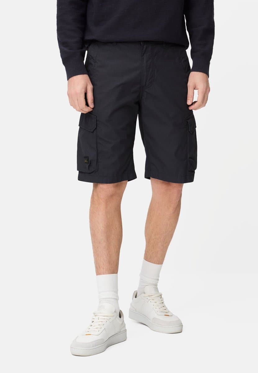 camel active Cargoshorts van puur katoen - Maat menswear-44IN - Donkerblauw