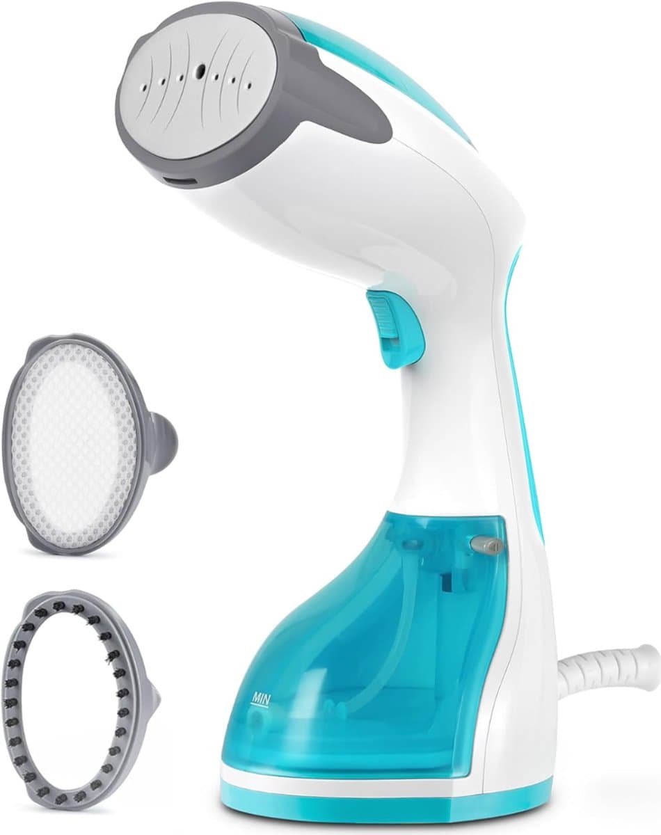 Nexvo® Stoomreiniger kleding - Stoomreiniger - Stoomreinigers - 1200 W - 260 ml - Kledingstomer - Blauw - 16cm x 11cm x 28cm