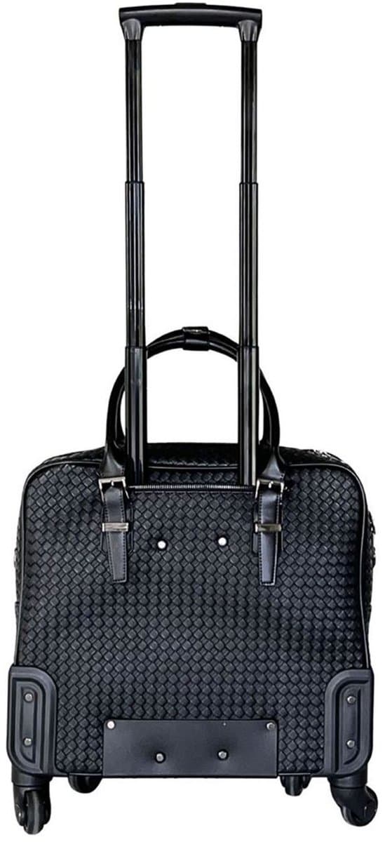 Olivia Lauren Laptoptrolley Dames / Businesstrolley - 17 inch - Kunstleer - Raphael - Zwart